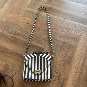 Zara stripe purse